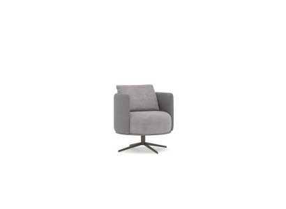 Luxury Gray Armchair Living room Upholstered furniture Modern Design new Upholstery Fabric Textile