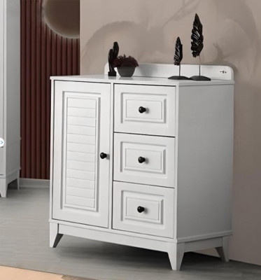 Luxurious white stylish Chest of drawers for Baby Wooden furniture for Childrens room