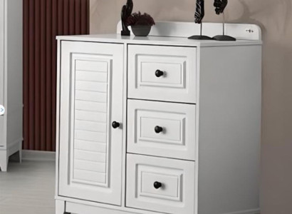 Luxurious white stylish Chest of drawers for Baby Wooden furniture for Childrens room