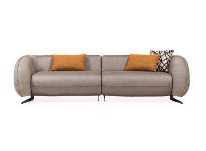 Upholstered couch designer three-seater 3-seater sofa modern living room furniture