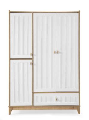 Stylish Wardrobe White Wood Wardrobe Design Childrens room Furniture