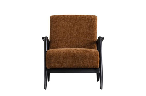 Brown Living room Armchair Lounge Single Seater Fabric Armchair Textile Furniture new