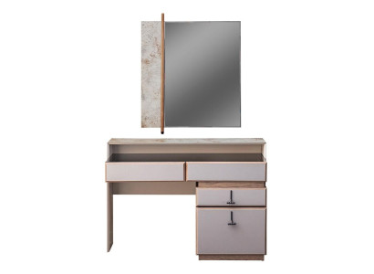 Dressing table Dressing table Make-up console Mirror Console table Gray
