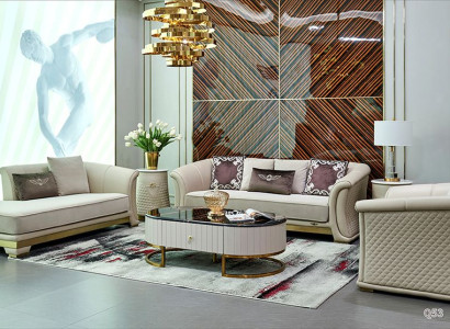 Suite Group Set Sofa set 3+1 Seater Chaise Longue Upholstery Sofas