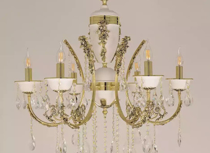 Luxury Chandelier Ceiling lamp Luster Ceiling light Gold Crystal 60x100cm
