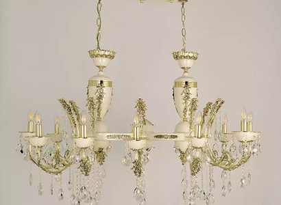Lamp ceiling chandelier luxury chandelier ceiling lamp chandelier beige crystal