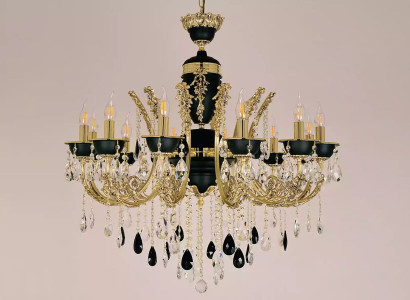Lamp Chandelier Ceiling Light Luxury Ceiling lamp Luster Crystal Black