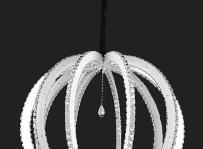 Modern Light Fixture Hanging Lamp Abstract Round Lights Crystal Lamp 100x150