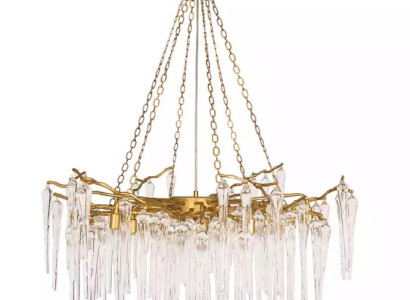 Ceiling lamp Living room Ceiling light Crystal lamp Lamp Light fixture style gold