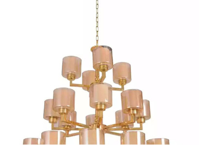 Chandelier ceiling light Modern Gold Ceiling lamp Luster Glass XXL
