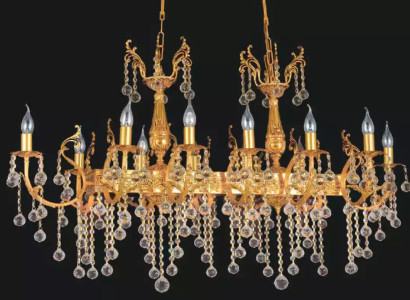 Ceiling chandelier Luxury Chandelier Ceiling lamp Luster Gold Crystal Lamp