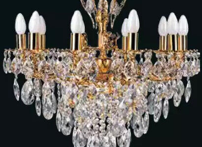 Chandelier Luxury Chandelier Ceiling lamp Crystal Gold Art
