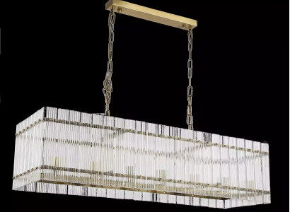 Luster Chandelier Ceiling Light Glass Ceiling lamp Silver Art Lamps