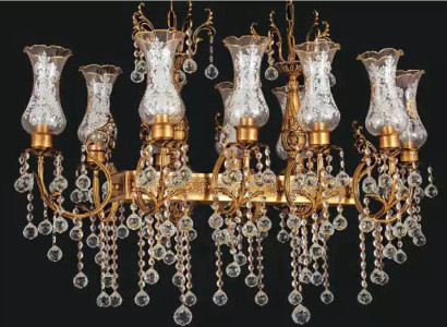Chandelier ceiling light luxury ceiling lamp chandelier gold crystal light fixture