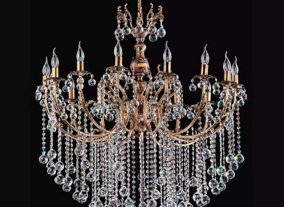 Luxury ceiling chandelier Chandelier Ceiling lamp Luster Gold Crystal Lamp