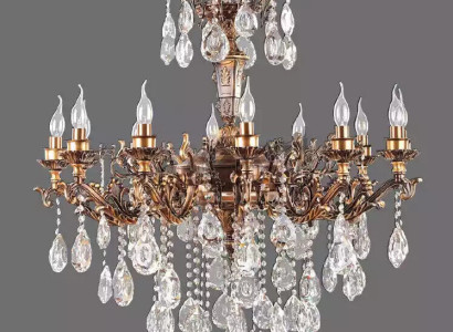 Ceiling chandelier Luxury Gold Chandelier Ceiling lamp Luster Crystal Lamp