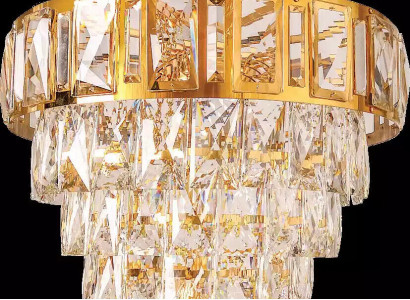Ceiling light Chandelier Luxury Gold Ceiling lamp Luster Crystal Light fixture