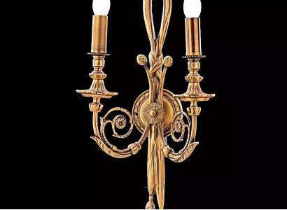 Wall lamp Golden wall lamp Classic Lamp Baroque Light fixture Gold