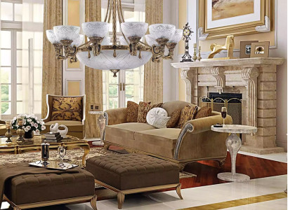 Chandelier Chandelier Ceiling lamp Ceiling Light Lamp Glass Gold Gray
