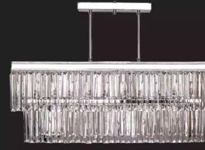 Chandelier Ceiling light Style Modern Living room new gray