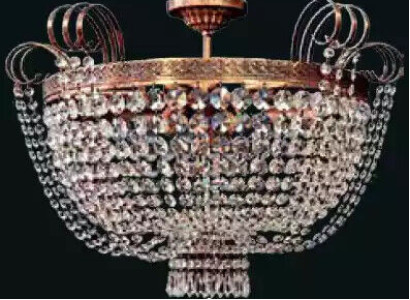 Luxury ceiling chandelier chandelier Chandelier Ceiling lamp Gold Crystal Round Lamp