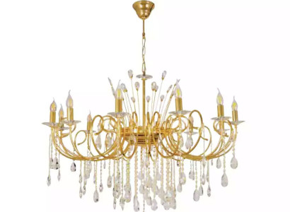 Chandelier Light fixture Lamp Living room Gold Glass Luxury Ceiling light Lamps