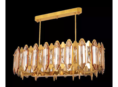 Ceiling lamp Chandelier Ceiling Light Lamp Gold Luster Crystal