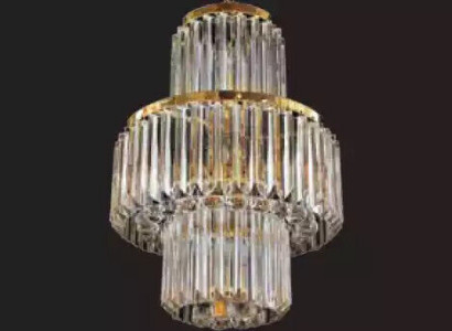 Ceiling chandelier Luxury Gold Chandelier Ceiling lamp Luster Crystal Art