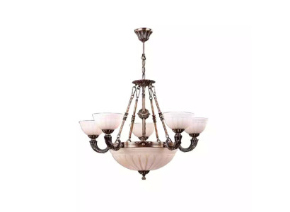 Ceiling Chandelier Lamp White Ceiling lamp Luster Chandelier Glass Art