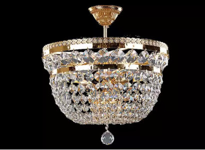 Chandelier Luxury Chandelier Ceiling lamp Gold Crystal Art