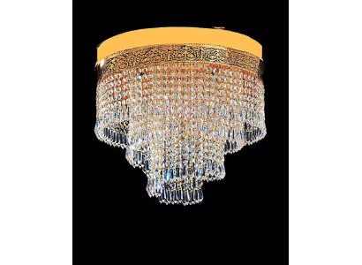 Ceiling chandelier Luxury Gold Chandelier Ceiling lamp Luster Crystal Art