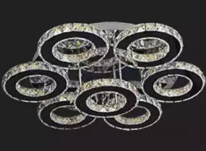 Chandelier Ceiling light Ceiling lamp Living room Crystal new LED 65W
