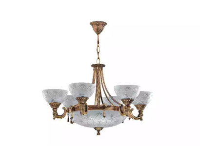 Ceiling lamp Chandelier Ceiling Light Lamp Chandelier Glass Gray Gold