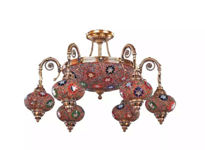 Ceiling chandelier chandelier Chandelier Ceiling lamp Lamps Glass Gold Light fixture