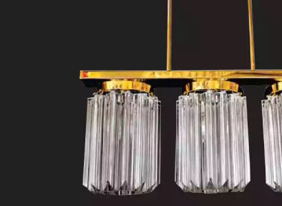 Modern Big Crystal Gold Chandelier Ceiling Hanging Light for Living room