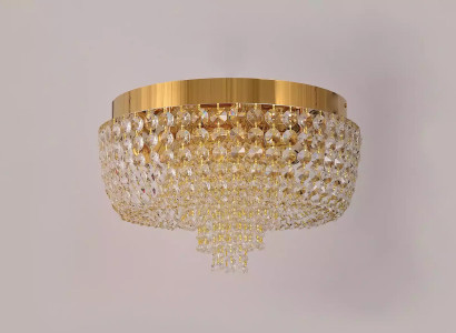 Ceiling chandelier Luxury Gold Chandelier Ceiling lamp Luster Crystal Art