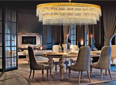 Luxury chandelier ceiling light Gold Chandelier Ceiling lamp Crystal Art