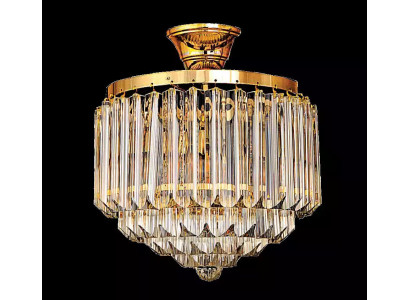 Ceiling chandelier Luxury Gold Chandelier Ceiling lamp Luster Crystal Art