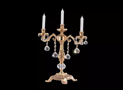 Candlestick candlestick candle holder table candlestick gold