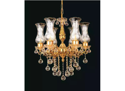 Ceiling lamp Chandelier Chandelier Gold Luster Crystal Lamp