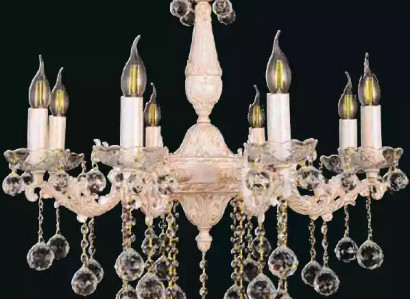 Chandelier Chandelier Chandelier Beige Ceiling lamp Crystal Lamp