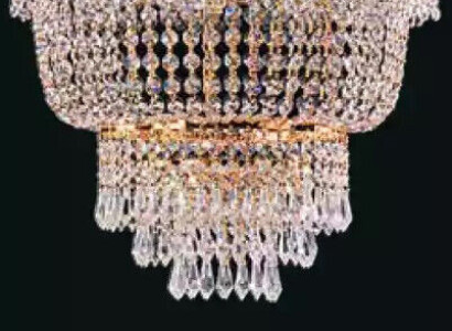 Chandelier ceiling light Gold Ceiling lamp Luster Crystal Lamp 40x100