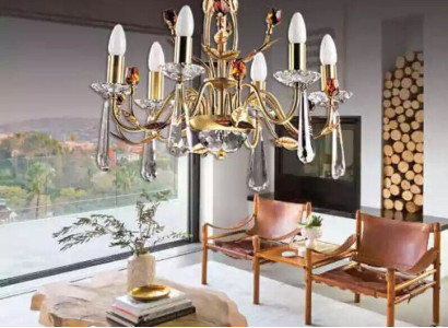 Modern crystal chandelier ceiling lamp ceiling splendor hanging crystal lamp