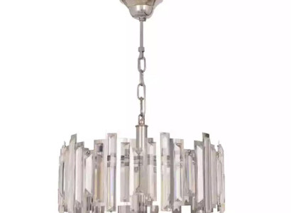 Round Lamp Light fixture Silver Ceiling light Lighting Lamp 50x65cm