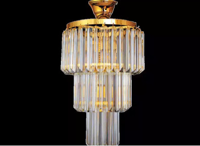 Chandelier ceiling design luxury crystal gold living room style modern