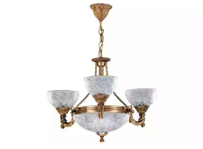 Ceiling lamp Chandelier Ceiling Light Lamp Chandelier Glass Gray Gold