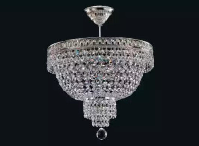 Chandelier Ceiling Light Luxury Silver Chandelier Ceiling lamp Crystal