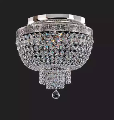 Ceiling lamp ceiling chandelier luxury silver chandelier chandelier crystal