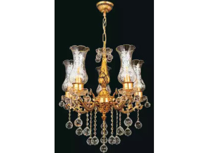 Ceiling chandelier Luxury Gold Chandelier Ceiling lamp Luster Crystal Art