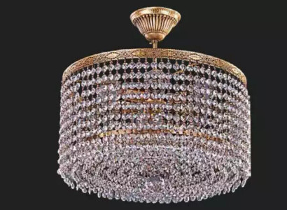 Round Chandelier Ceiling Light Luxury Gold Chandelier Ceiling lamp Crystal Art